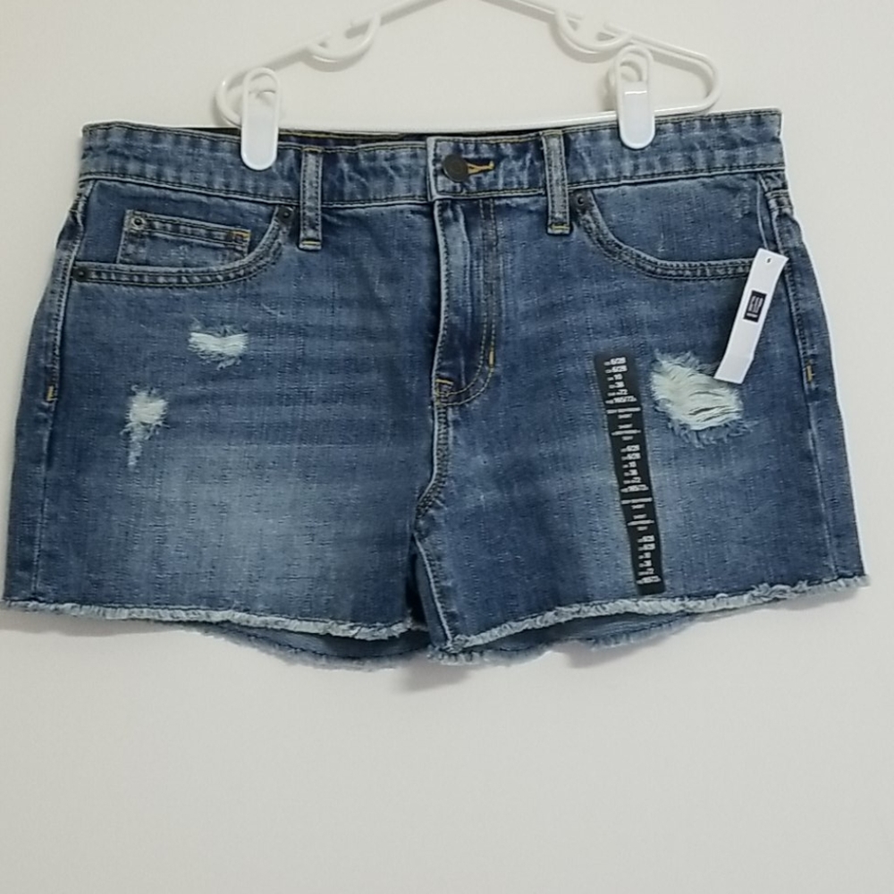 Gap boyfriend jean shorts